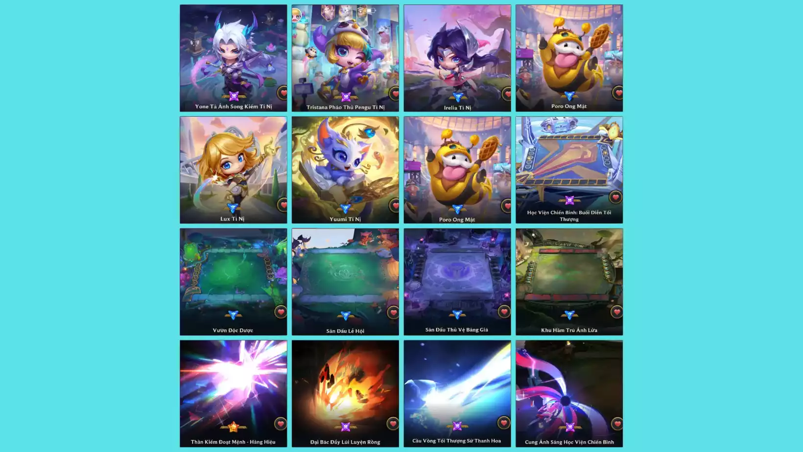 YONE TÀ ẢNH SONG KIẾM + CHƯỞNG TRISTANA PENGU + CHƯỞNG SÂN HỌC VIỆN CHIẾN BINH